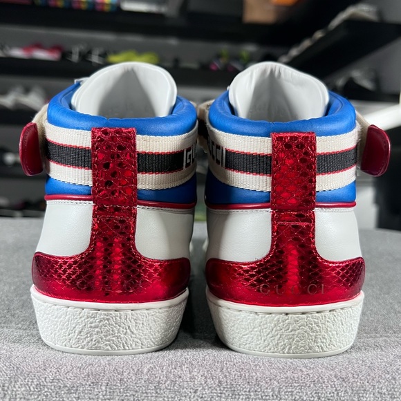 🛑SOLD🛑📚GUCCI ACE HIGH TOP SNEAKER📚 - Picture 5 of 10